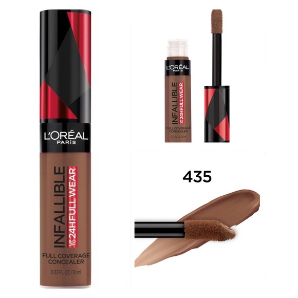 L'Oréal Paris Infallible 24H Full Wear Concealer, Full Coverage Concealer 